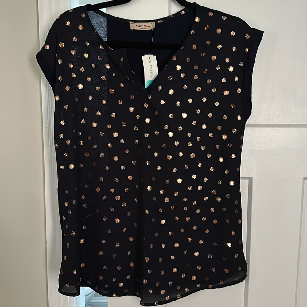 Full Moon - Reece maternity top, size XS, navy